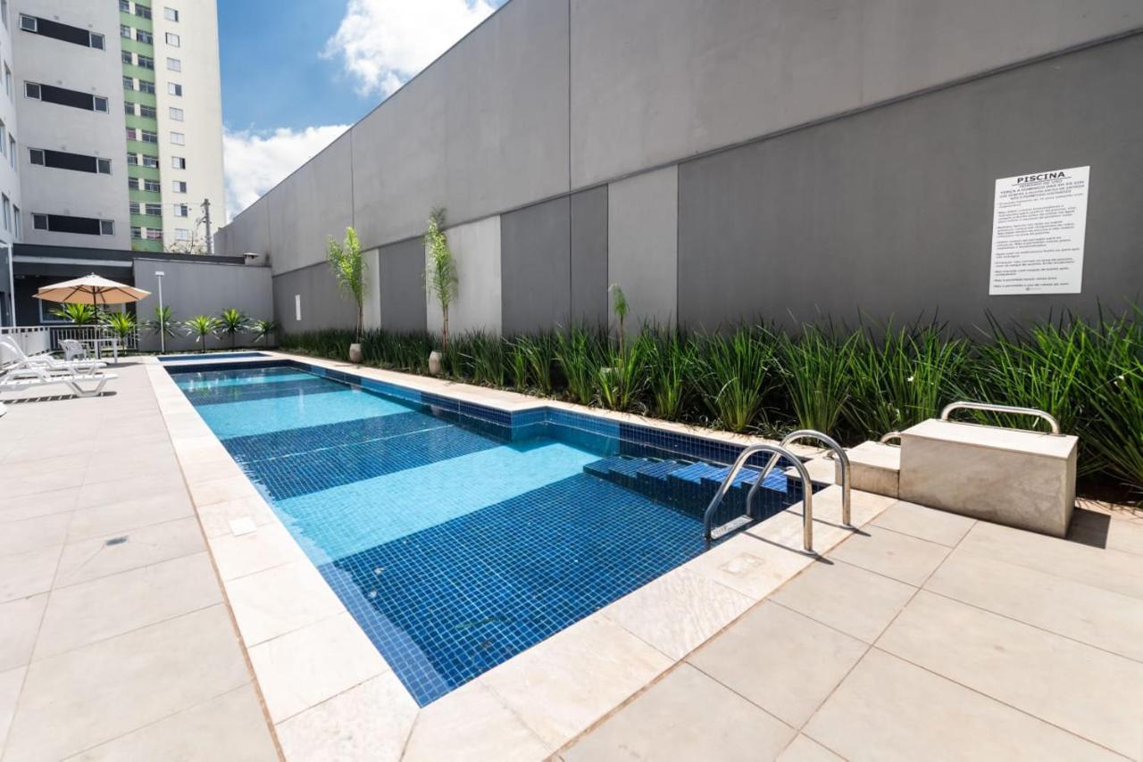 92B Apto Confortavel Prox Ao Bras - Piscina E Academia Sao Paulo Bagian luar foto